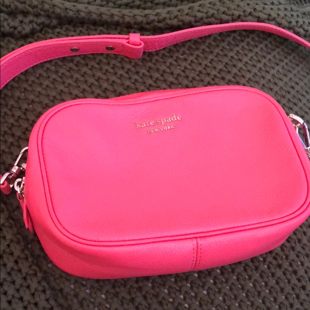 Kate Spade Pink Crossbody Bag with Adjustable Strap